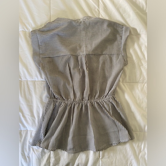 Pinstripe Peplum - Picture 3 of 3